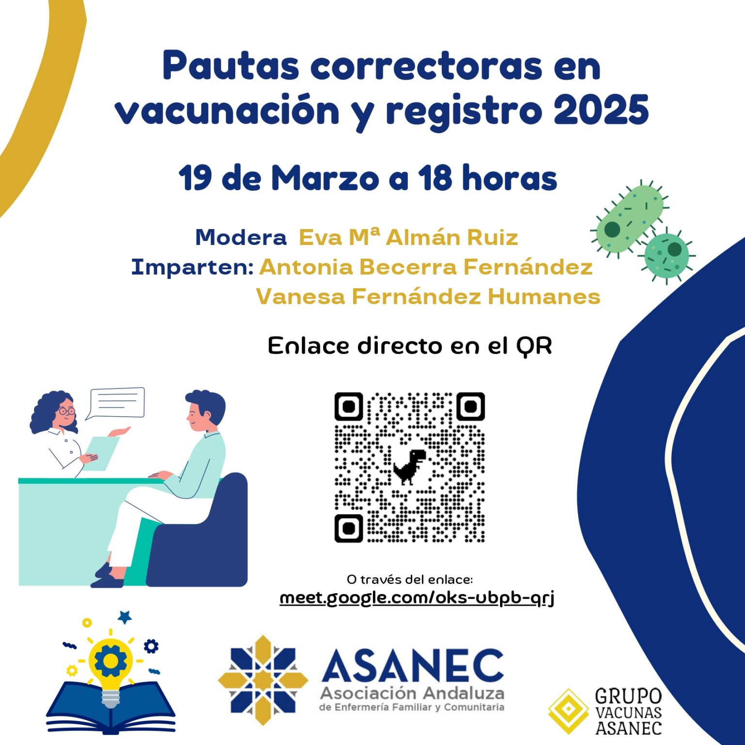 Próximo webinario: “Pautas correctoras en vacunación y registro 2025”