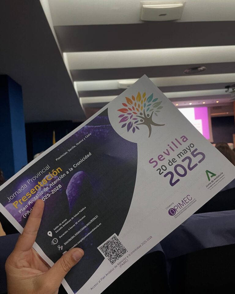 ASANEC en la jornada de presentación del Plan Andaluz de Atención a la Cronicidad 2025-2028