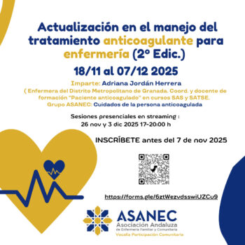 Curso: Actualización en el manejo del tratamiento anticoagulante para Enfermería (2.ª Ed.)