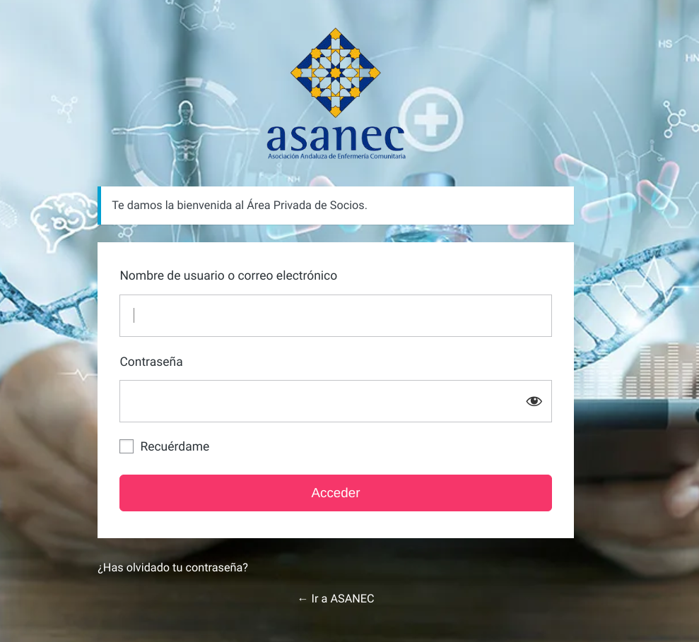 ¿Conoces el área privada de socio?